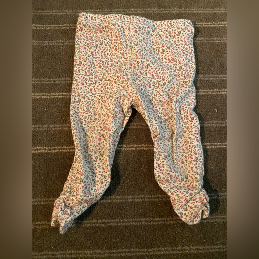 Floral Print Baby Leggings